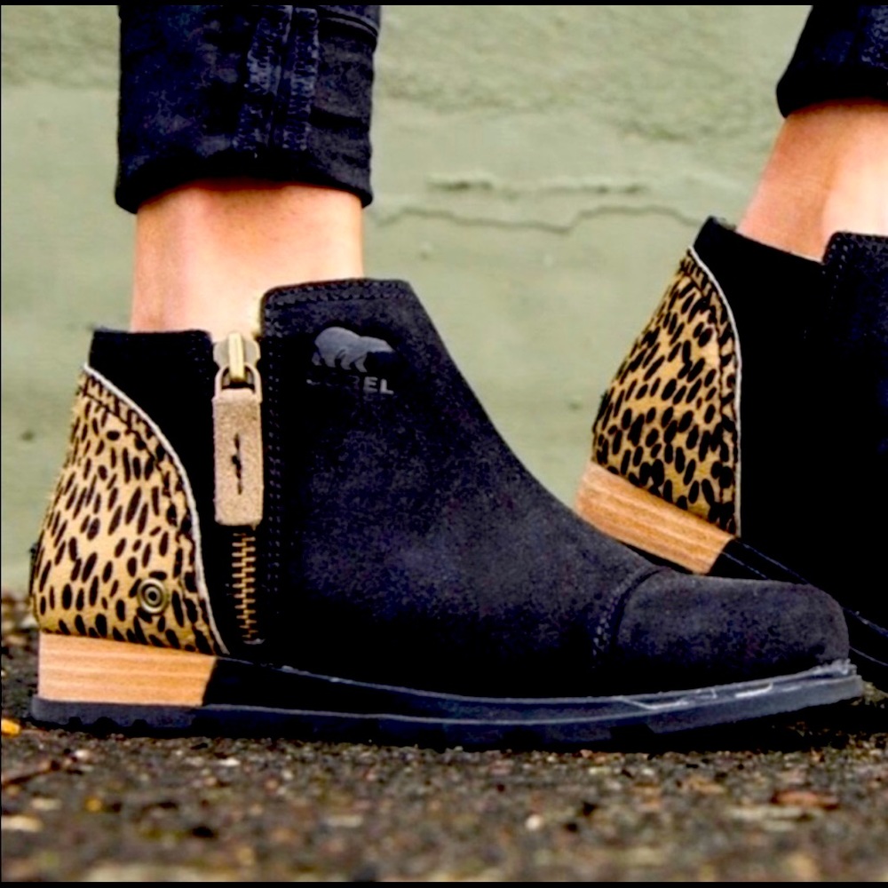 Sorel Women's Major Low Ankle Zip
Leopard Print Bootie